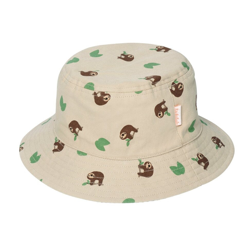 Sleepy Sloth Reversible Bucket Hat - قبعة