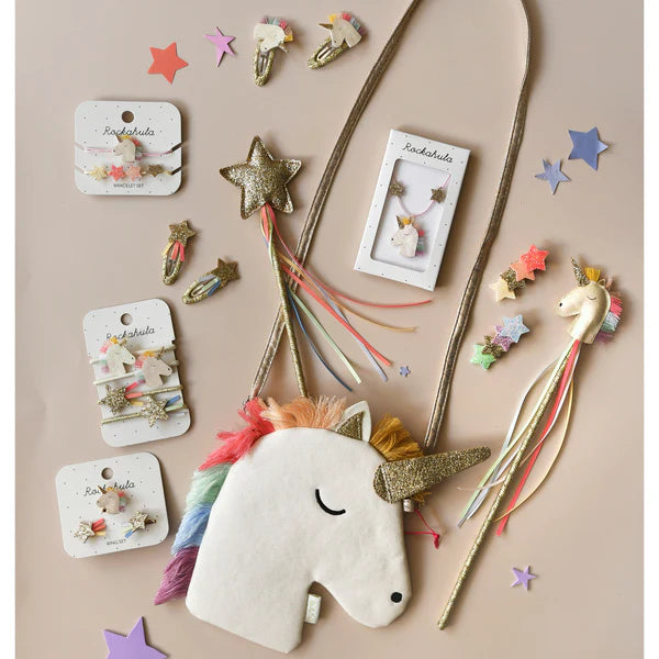 Rainbow Glitter Star Wand - إكسسوارات