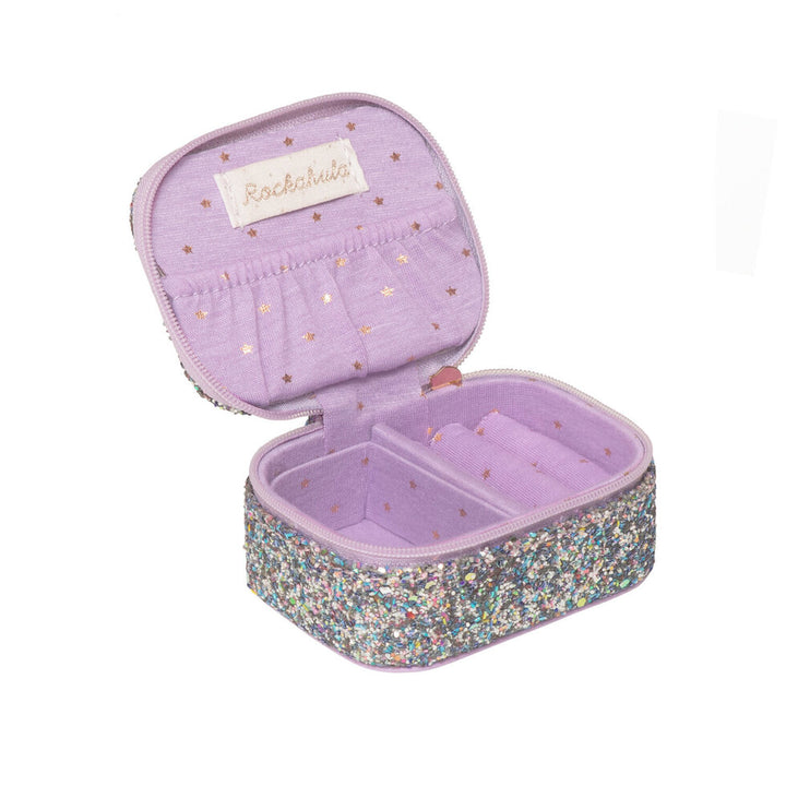 Lilac Confetti Glitter Mini Jewellery Box  - مستلزمات