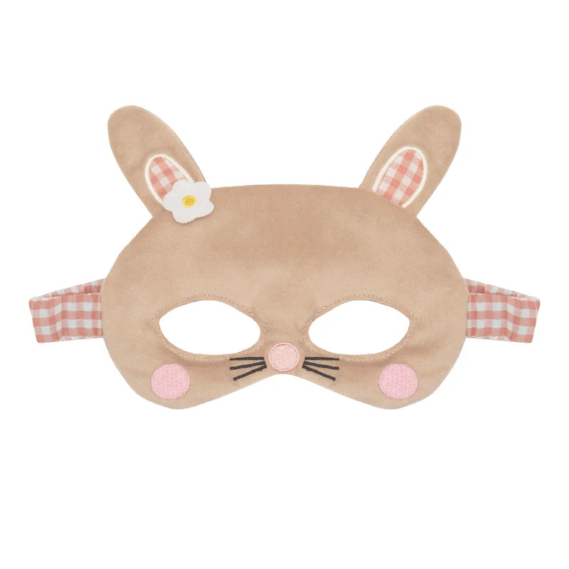 Rockahula Betty Bunny velvet kids mask with bunny ears and elastic band