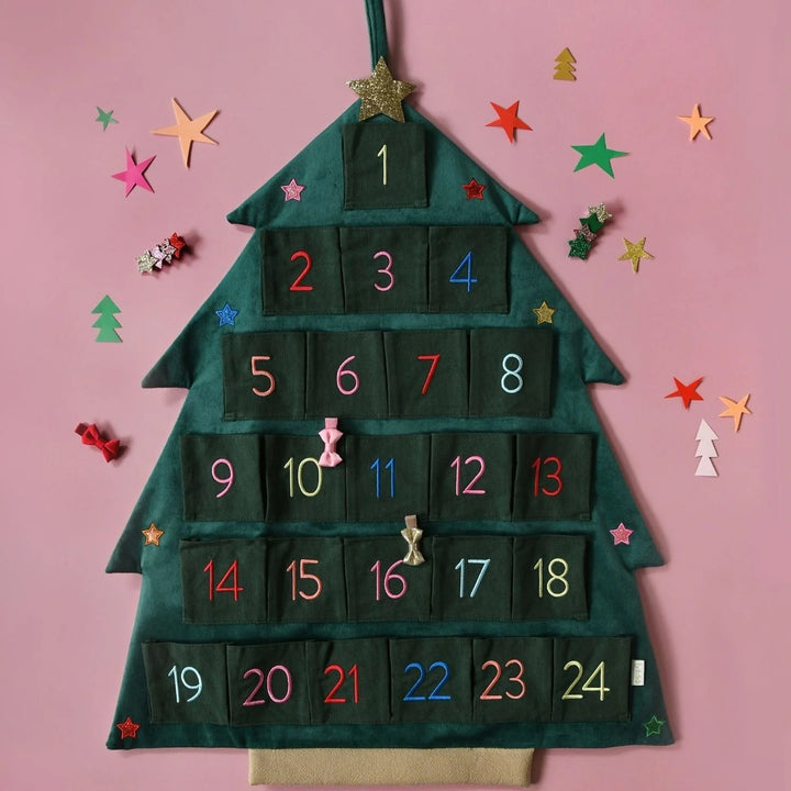 Christmas Tree Starry Advent Calendar - مستلزمات