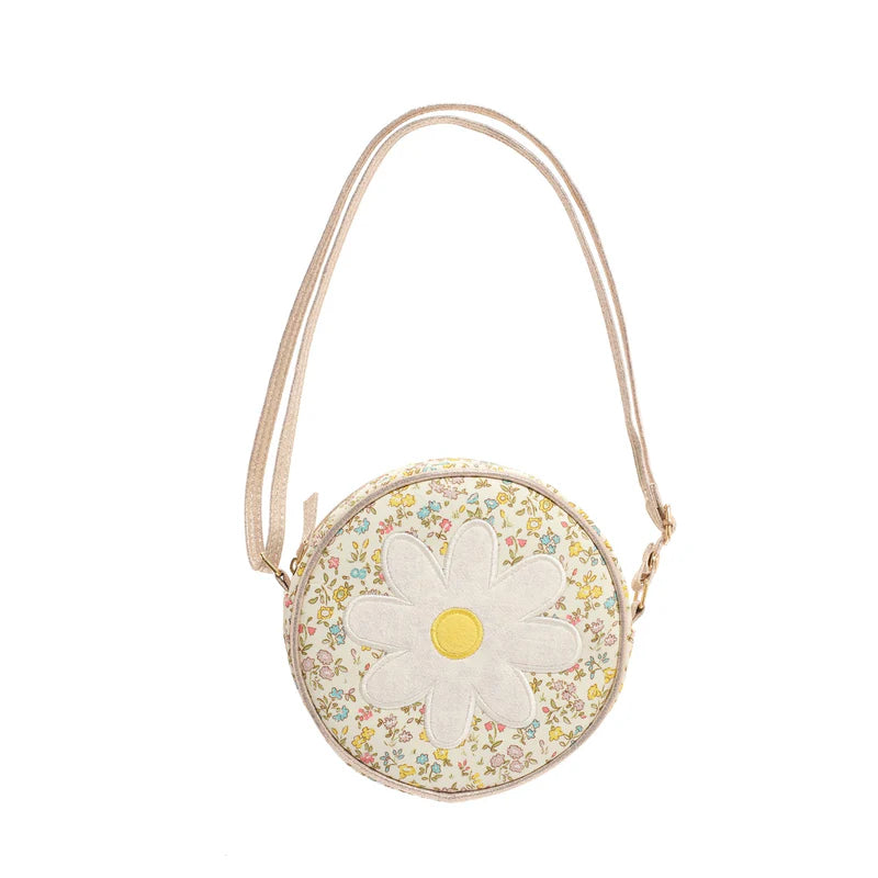 Rockahula Daisy Daisy round kids bag with floral print and adjustable strap