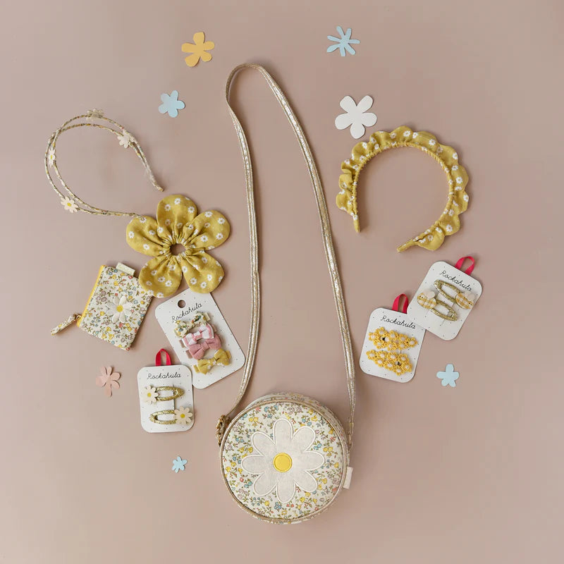 Rockahula Daisy Daisy double headband for kids with floral accents
