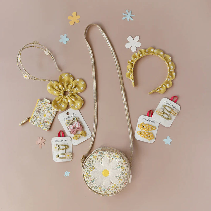Rockahula Daisy Daisy double headband for kids with floral accents