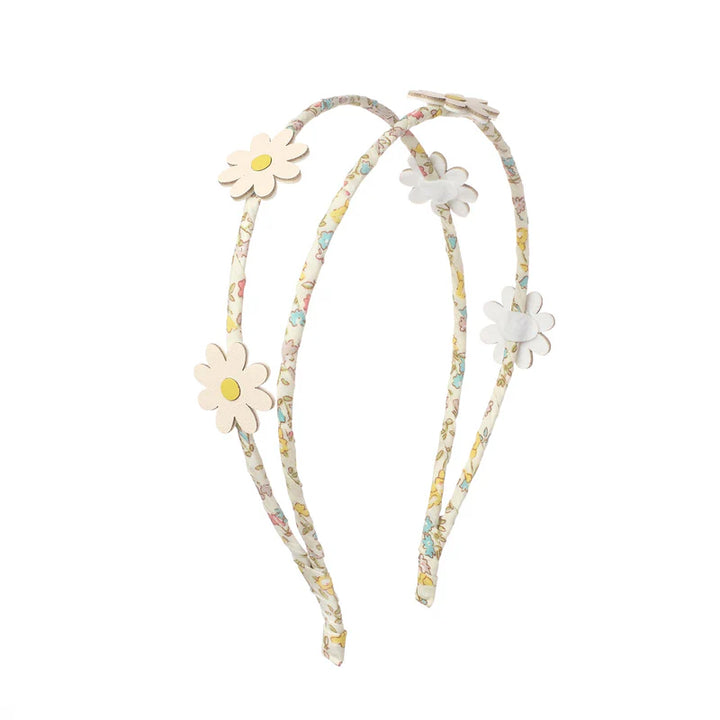Rockahula Daisy Daisy double headband for kids with floral accents