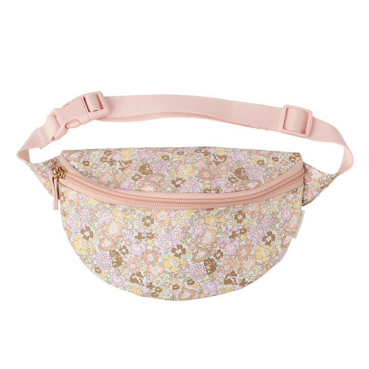 Fairytale floral kids bum bag with adjustable waist strap by Rockahula Kids