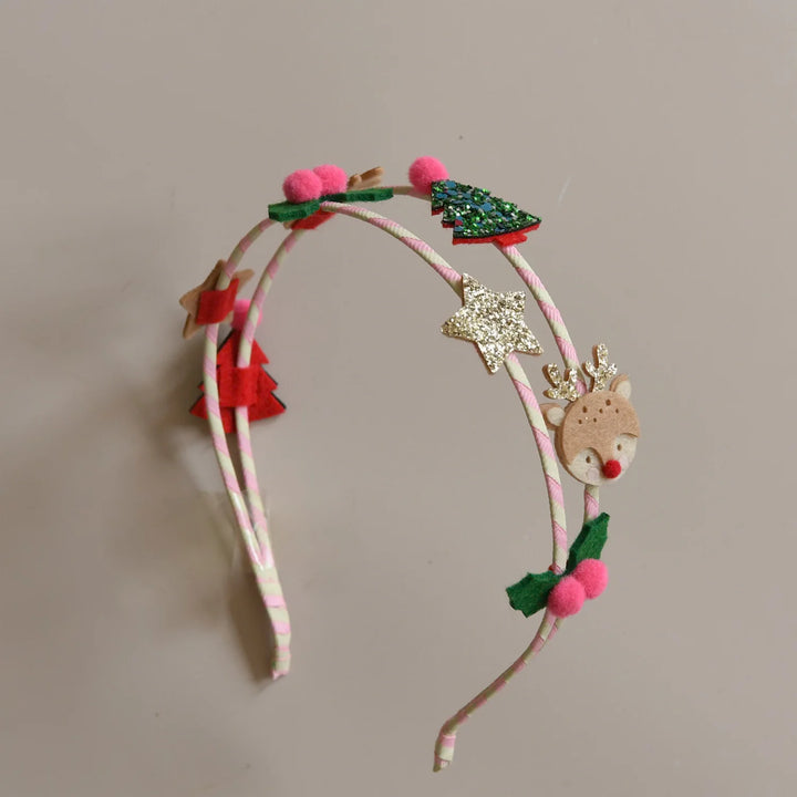 Festive Christmas Double Headband - مستلزمات