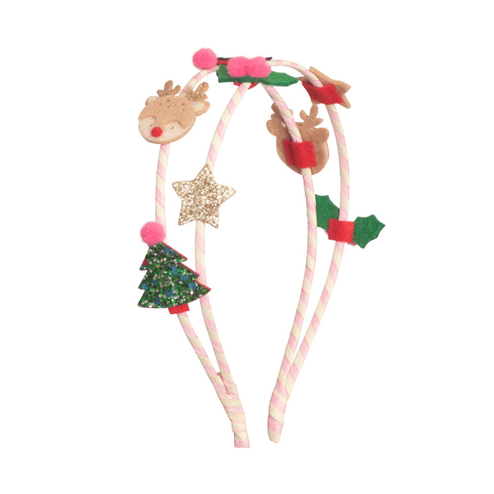 Festive Christmas Double Headband - مستلزمات