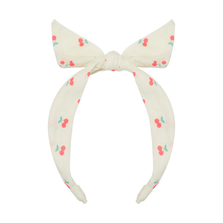 Cherry Tie Headband - مستلزمات