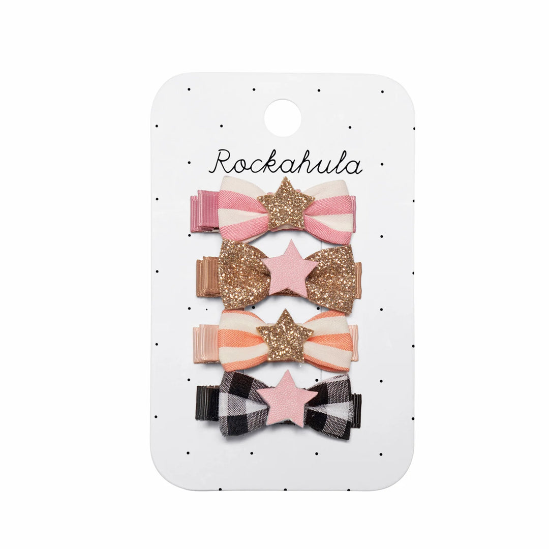 Xmas Bow Clip Set- مستلزمات