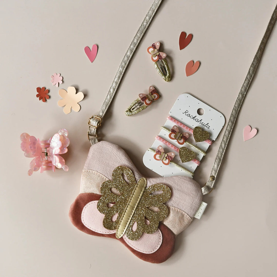 Patchwork Butterfly Clips - مستلزمات