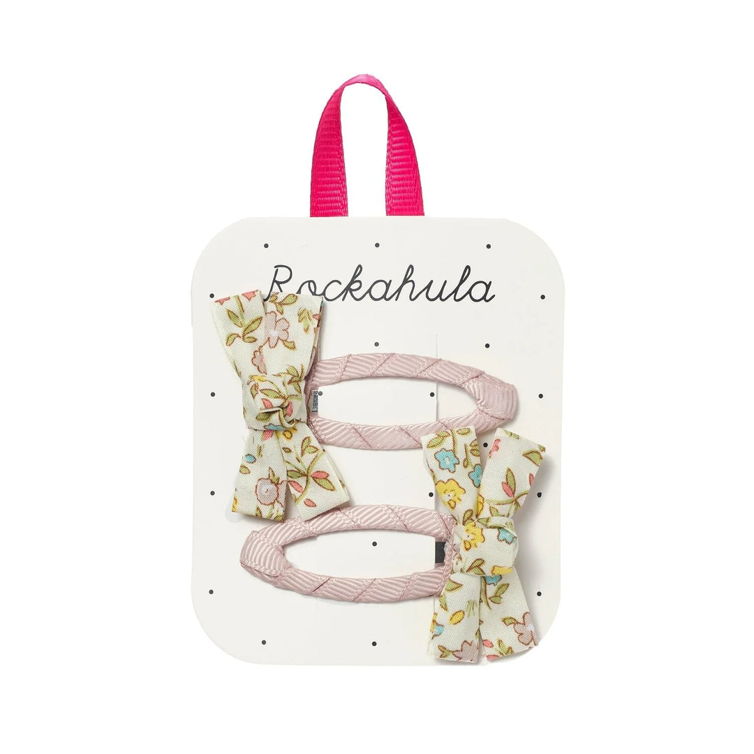 Rockahula Petal Twisty Bow Clips for kids hair accessories