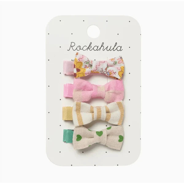 Rockahula Kids Pick N Mix set of four colourful mini bow hair clips