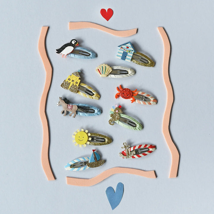 Rainbow Seahorse Clips - مستلزمات