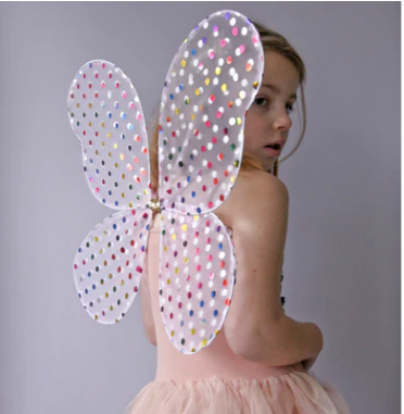 Rainbow Spotty Fairy Wings - مستلزمات