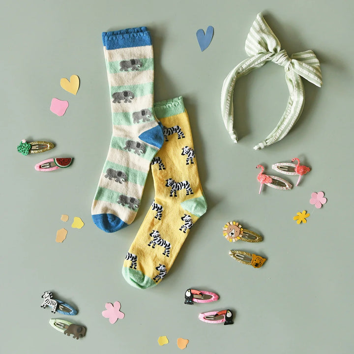 Safari Fun 2 Pack Socks - مستلزمات