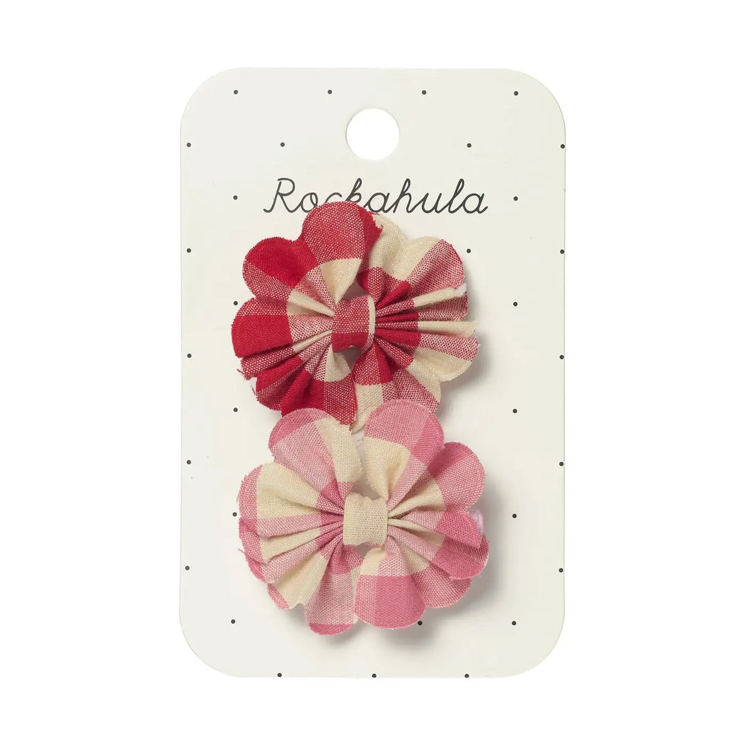 Rockahula Kids scalloped gingham hair clips for kids