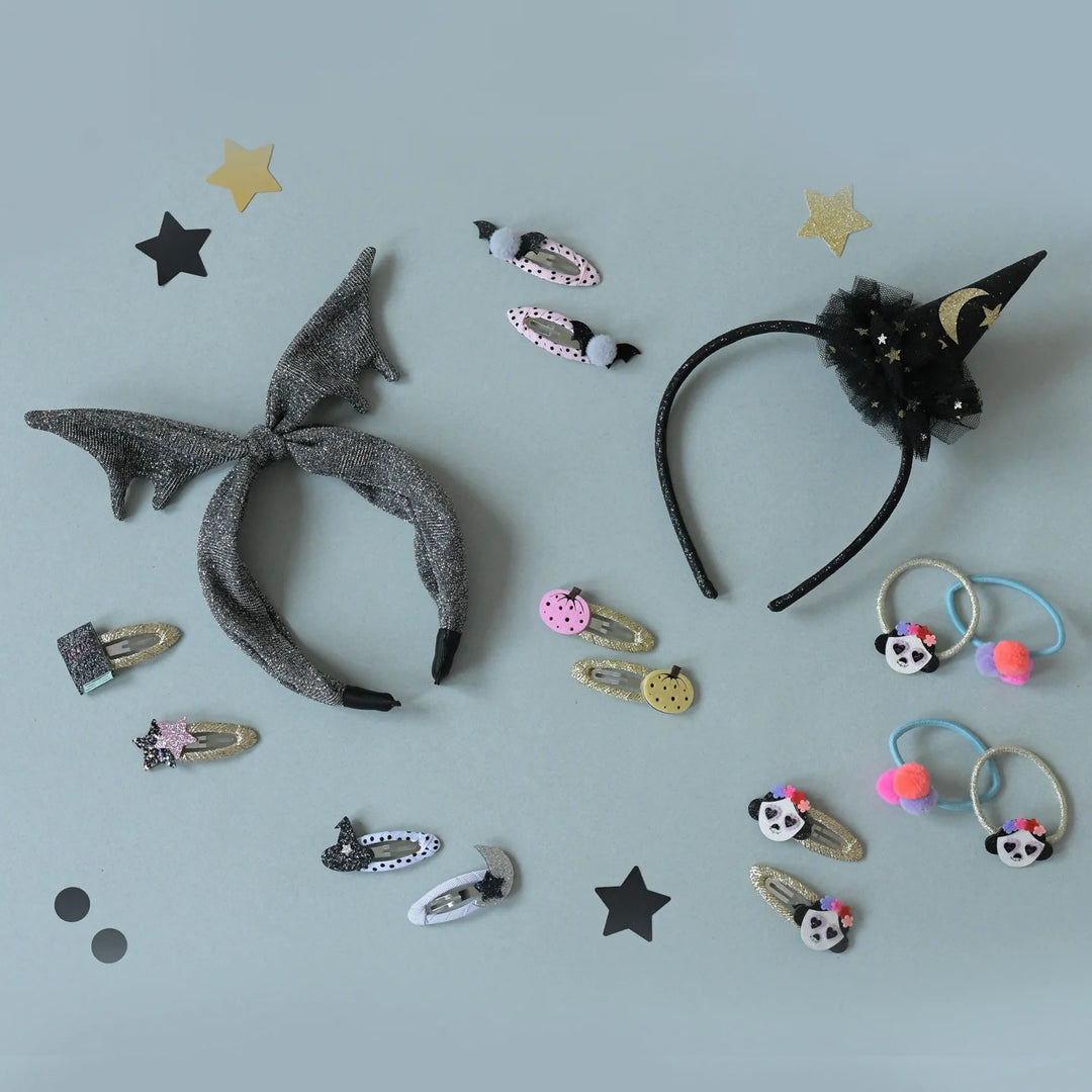 Shimmer Bat Tie Headband - مستلزمات
