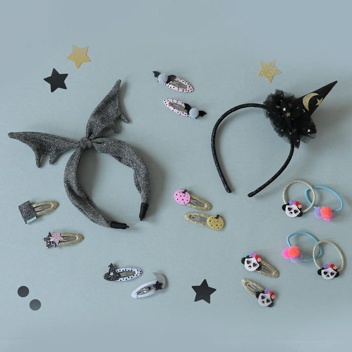 Shimmer Bat Tie Headband - مستلزمات
