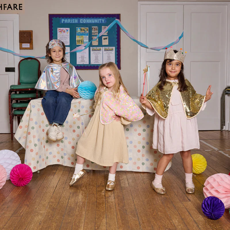 Rockahula Stardust Super Hero kids mask with glitter accents and elastic strap