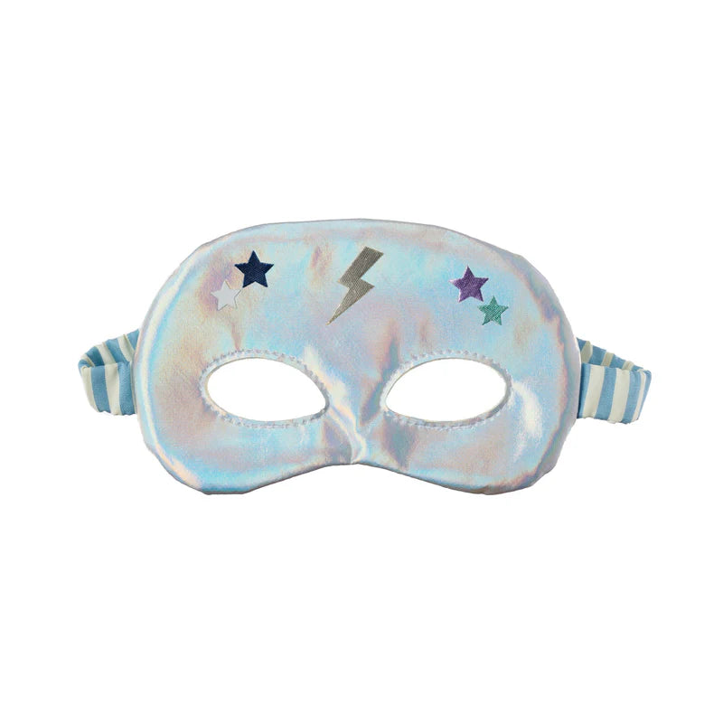 Rockahula Stardust Super Hero kids mask with glitter accents and elastic strap