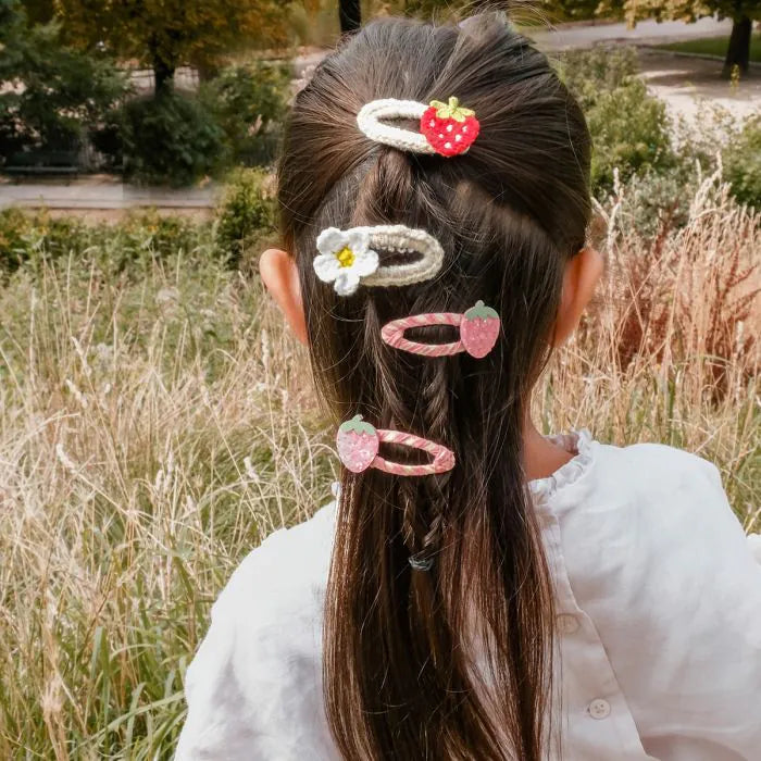 Rockahula Strawberry Fields kids hair clips 2-pack with berry design
