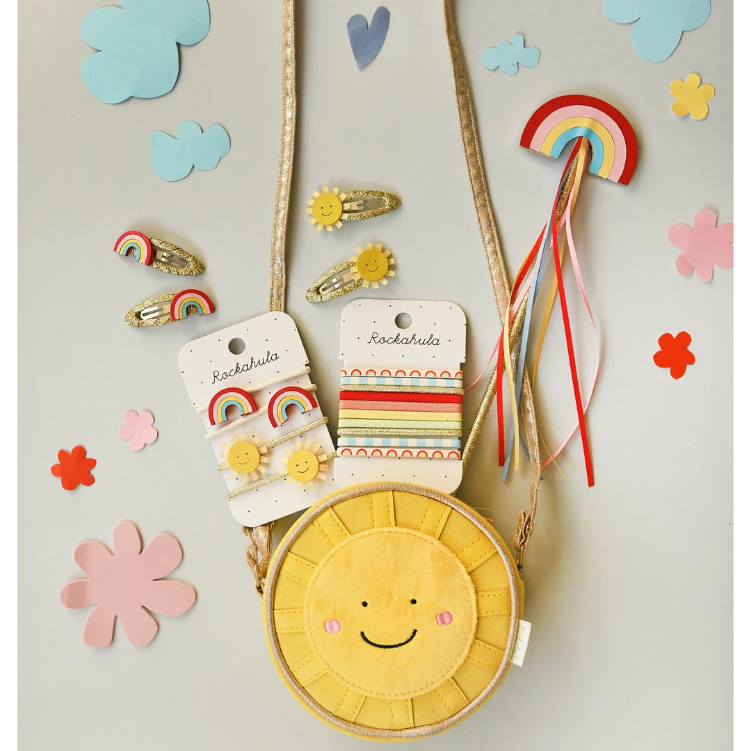 Vintage Rainbow Elastic Pony Pack - مستلزمات