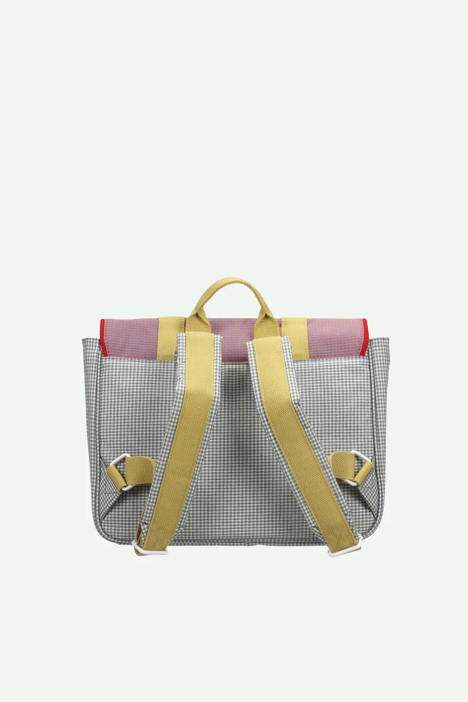 Sticky Lemon school bag in Gingham Midnight and Moon for kids