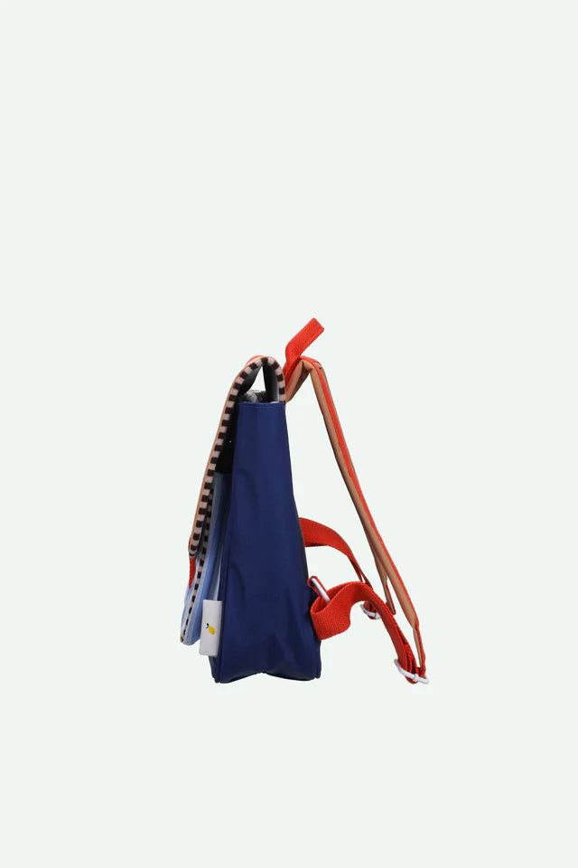 School Bag - Blue - حقيبة ظهر