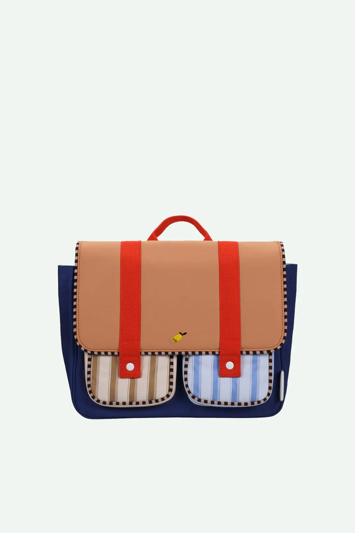 School Bag - Blue - حقيبة ظهر