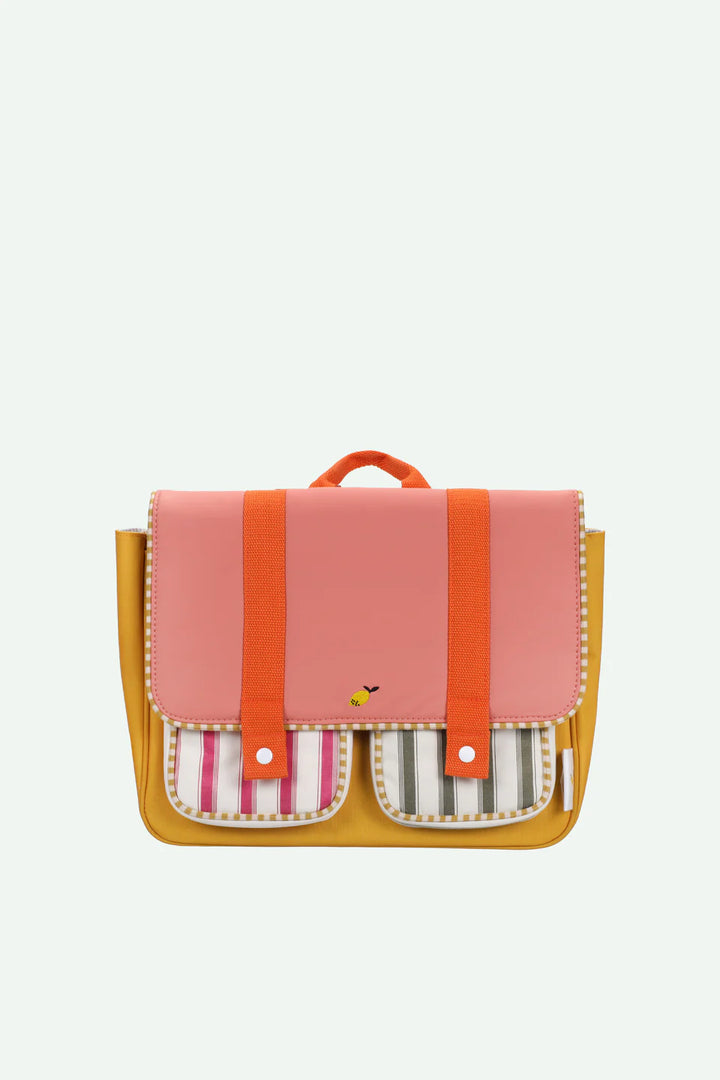 School Bag - Coral - حقيبة ظهر