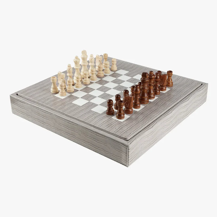 Chess Set Ivory Lizard -  ألعاب الطاولة