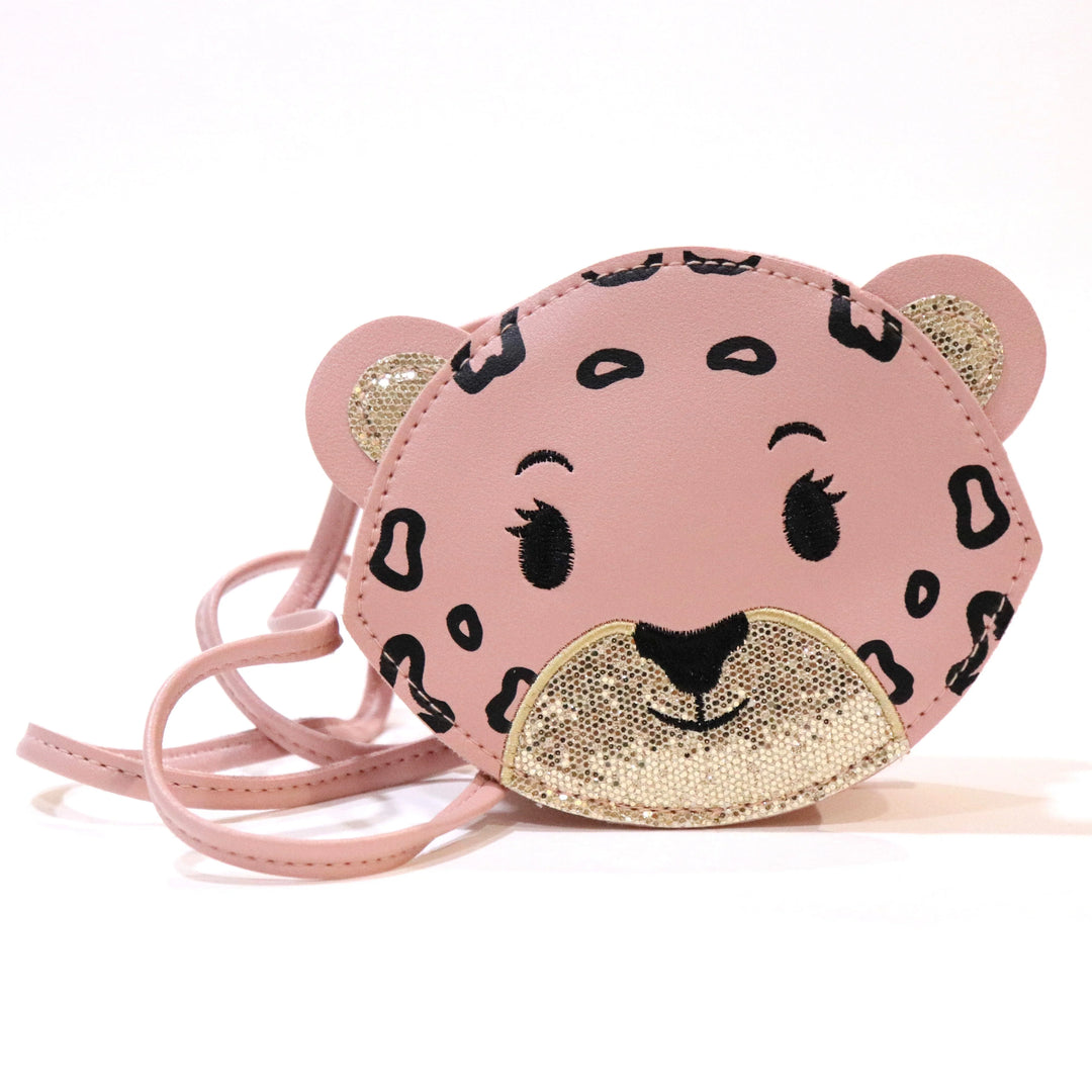 yukob bag leopard pink shoulder strap