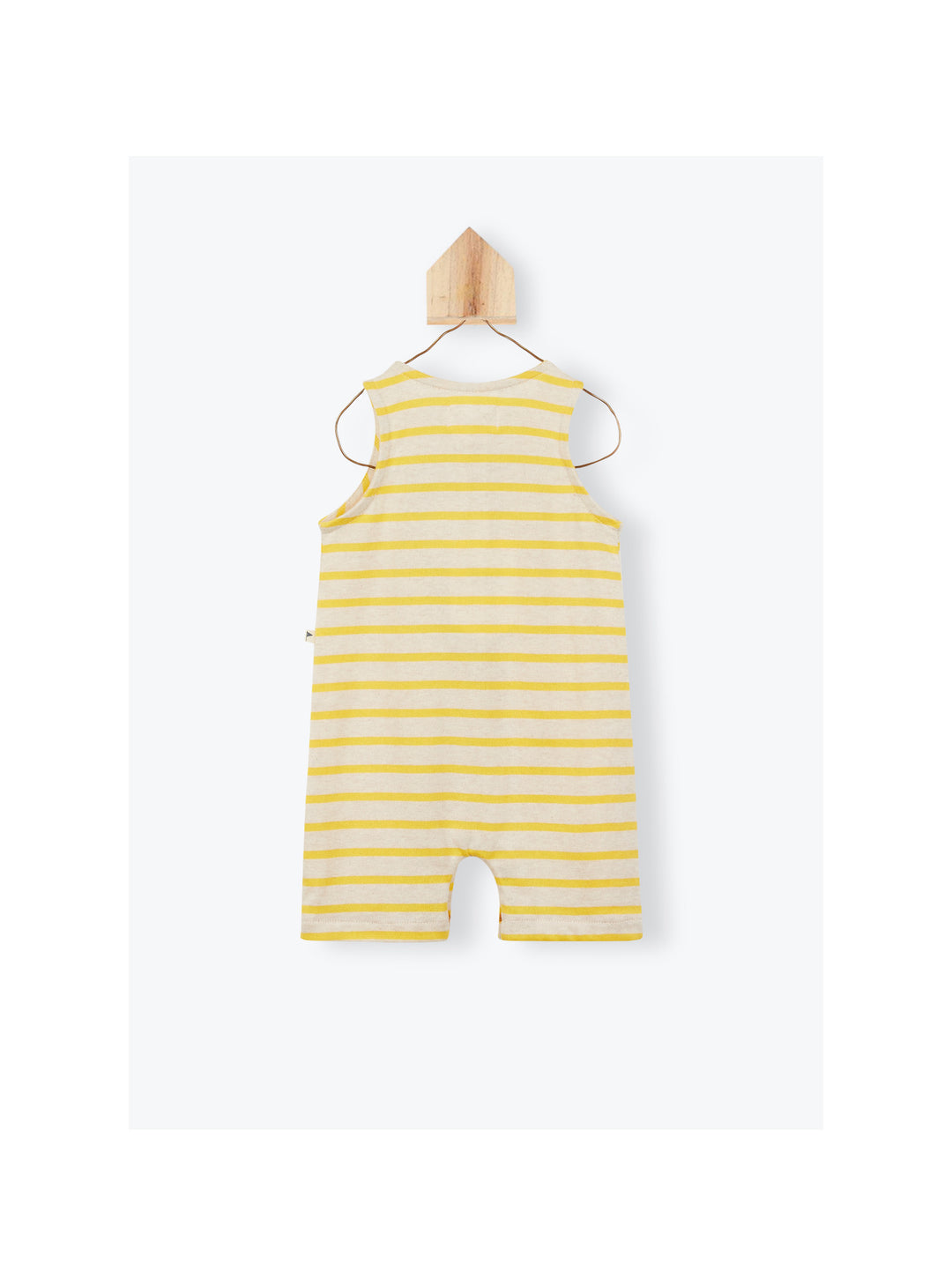 Playsuit Baby Boy Yellow Striped - بذلة