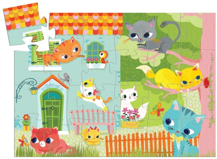 Puzzle Silhouette - Pacha and his friends - ألعاب الأطفال