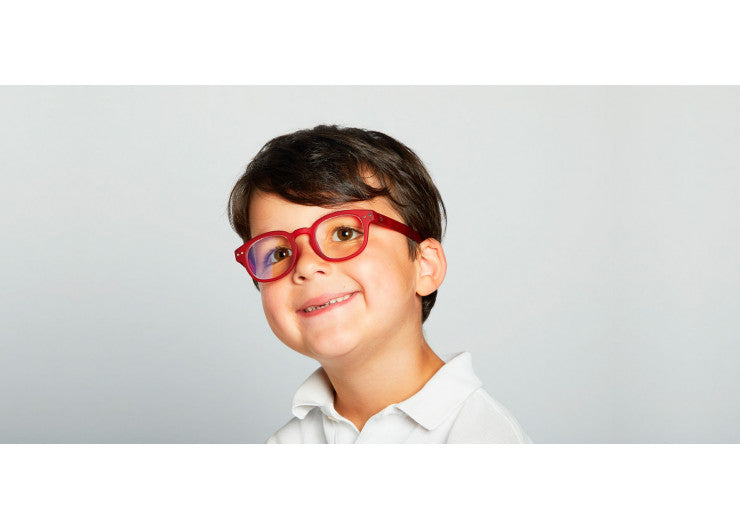 Screen Glasses JUNIOR #C The Retro - Red - نظارات