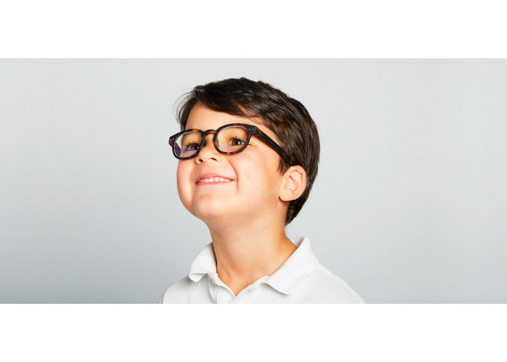 Screen Glasses JUNIOR #C The Retro - Tortoise - نظارات