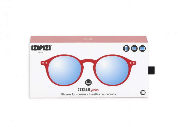 Screen Glasses JUNIOR #D The Iconic - Red - نظارات