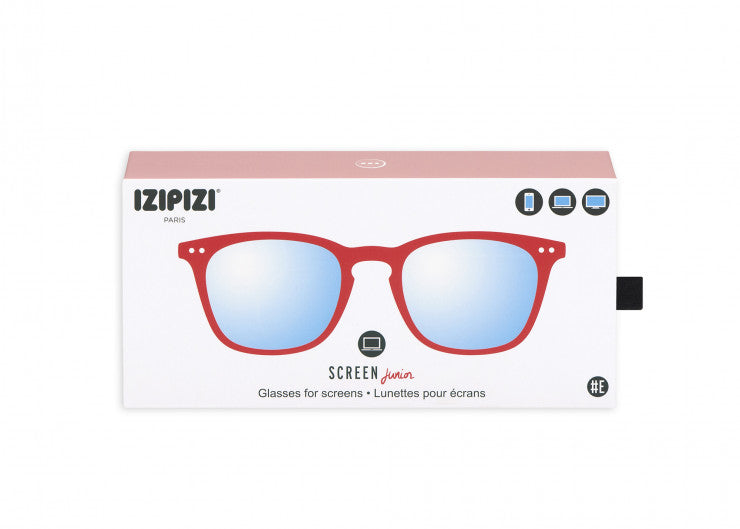 Screen Glasses JUNIOR #E The Trapeze - Red - نظارات