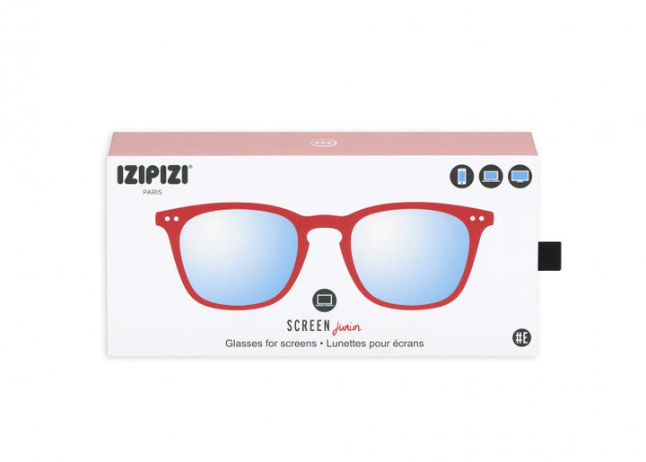 Screen Glasses JUNIOR #E The Trapeze - Red - نظارات
