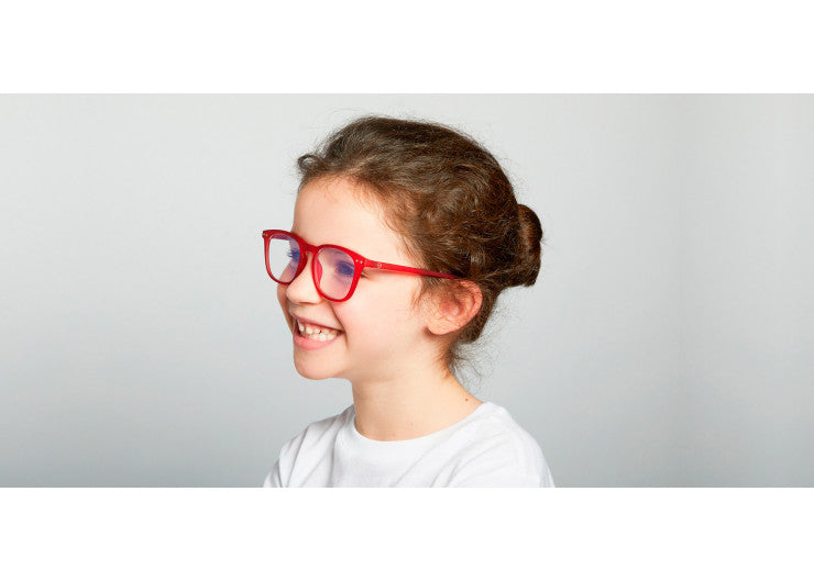 Screen Glasses JUNIOR #E The Trapeze - Red - نظارات