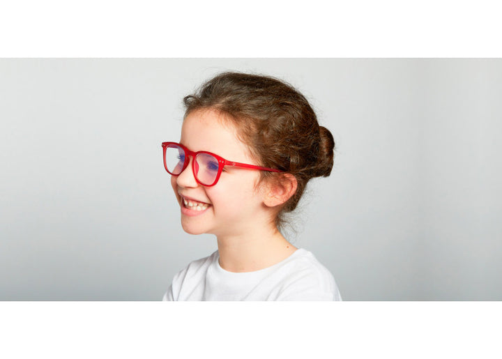 Screen Glasses JUNIOR #E The Trapeze - Red - نظارات