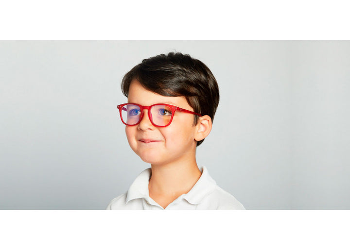 Screen Glasses JUNIOR #E The Trapeze - Red - نظارات