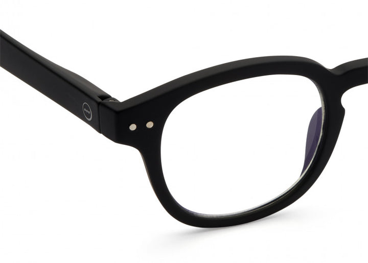 Screen Glasses #C The Retro - Black - نظارات