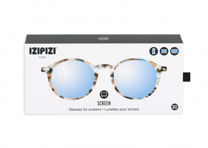 Screen Glasses #D The Iconic - Blue Tortoise - نظارات