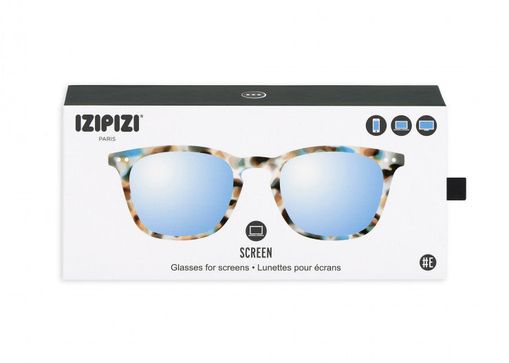 Screen Glasses #E The Trapeze - Blue Tortoise - نظارات