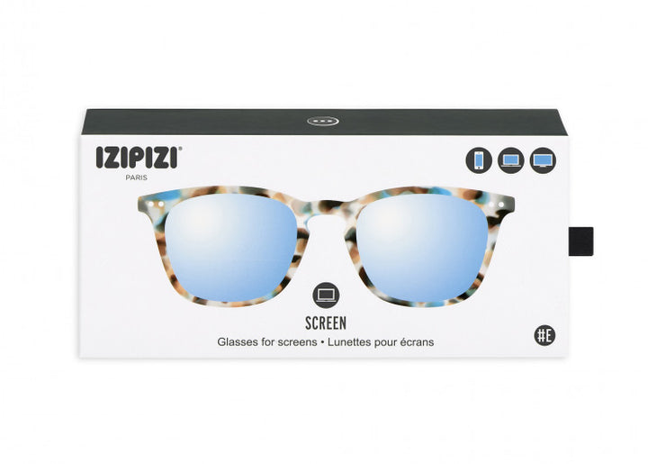 Screen Glasses #E The Trapeze - Blue Tortoise - نظارات