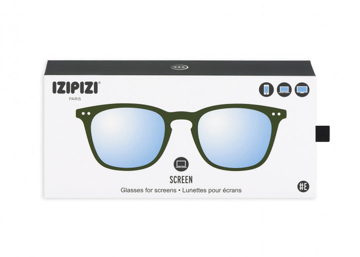 Screen Glasses #E The Trapeze - Kaki - نظارات