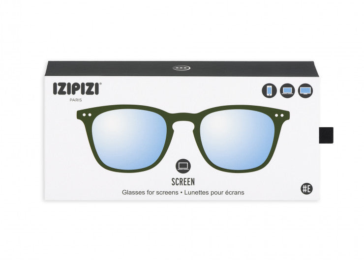 Screen Glasses #E The Trapeze - Kaki Green - نظارات