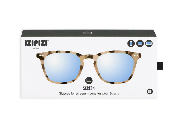 Screen Glasses #E The Trapeze - Light Tortoise - نظارات